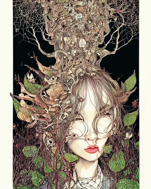 Prompt: portrait painted in jacek yerka style drawn by vania zouravliov and takato yamamoto, inspired by love, intricate acrylic gouache painting, high detail, sharp high detail, artstation