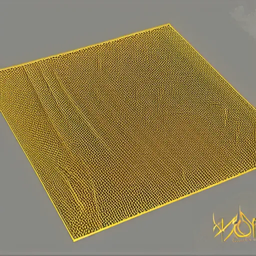 Image similar to golden mesh concept