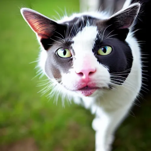 Image similar to a cat - pig - hybrid, animal photography