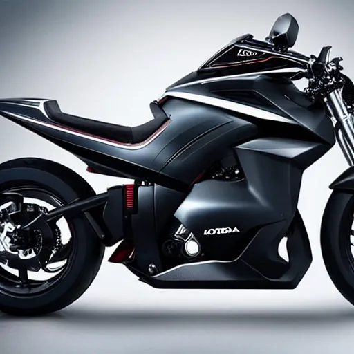 Prompt: worlds first turbo - charged motorcycle by honda