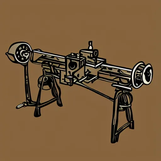 Image similar to lathe, vector art