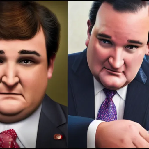 Prompt: Internet Comment Etiquette Great Salvio Ted Cruz photorealistic