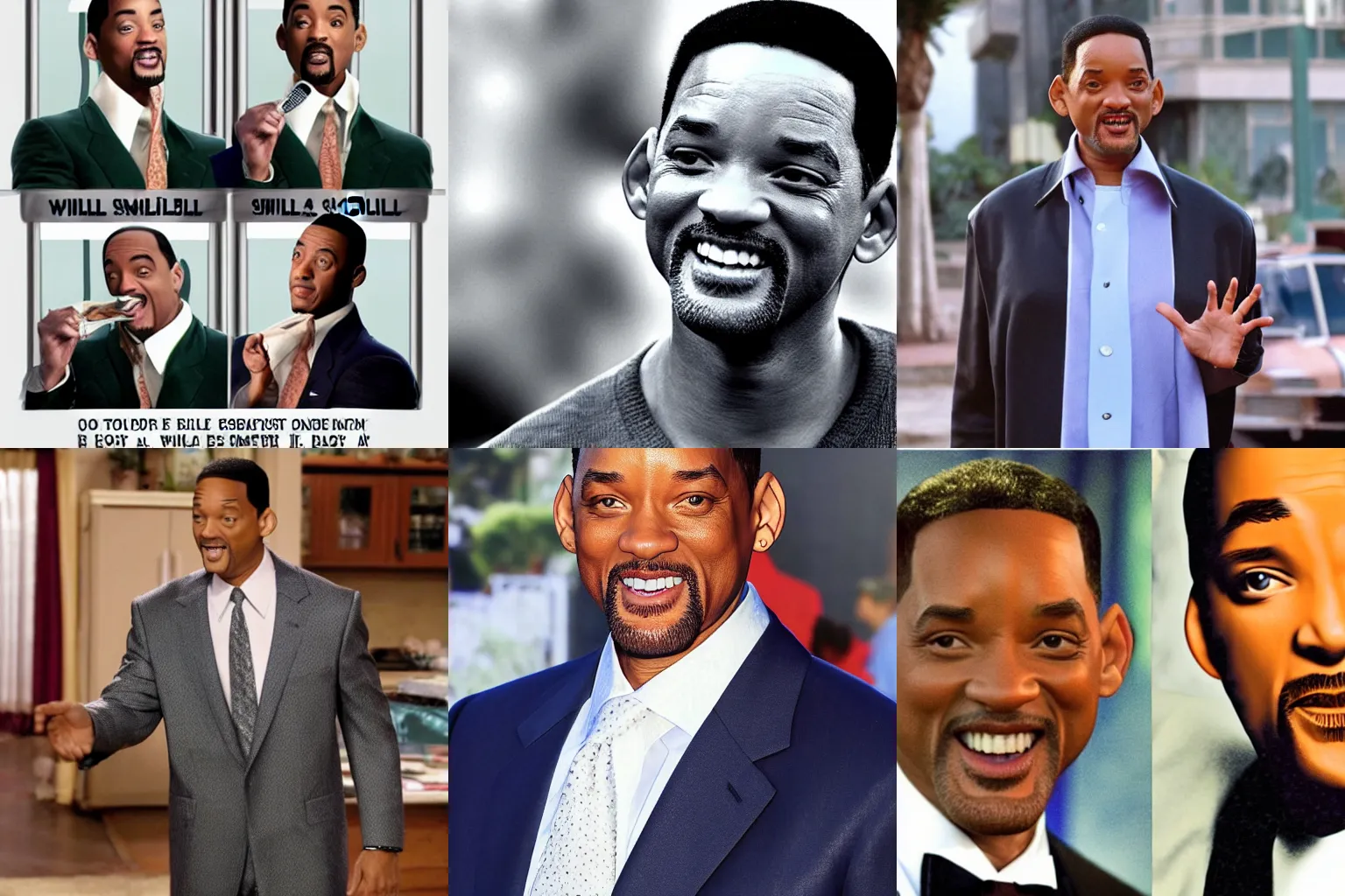 Prompt: will smith as jerry seinfield