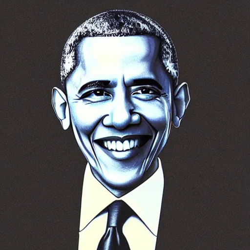 Image similar to Barack Obama by Kentaro Miura