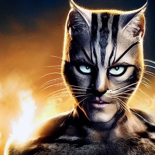 Prompt: Ryan Reynolds in Cats the 2019 film