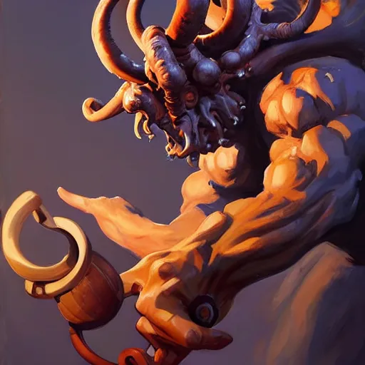 Prompt: greg manchess portrait painting of huge shub niggurath as overwatch character, medium shot, asymmetrical, profile picture, organic painting, sunny day, matte painting, bold shapes, hard edges, street art, trending on artstation, by huang guangjian and gil elvgren and sachin teng