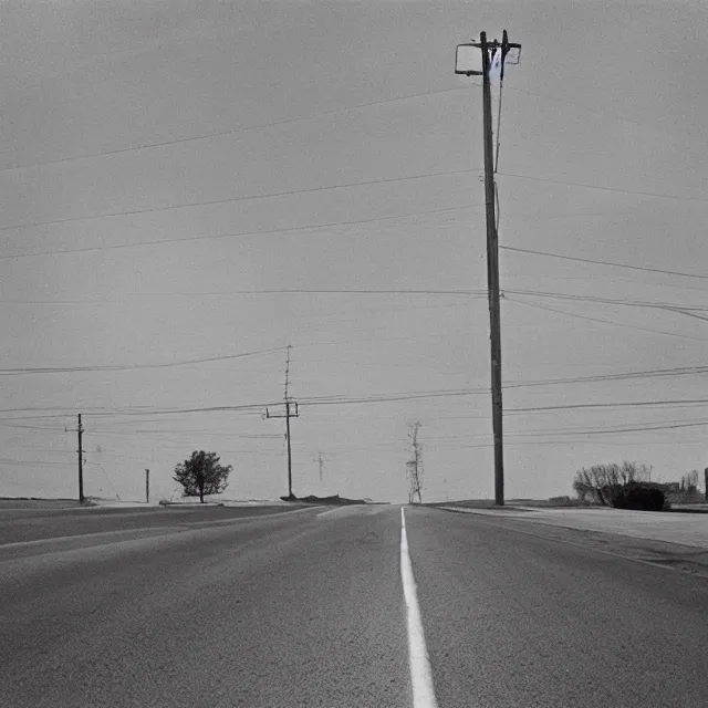 Image similar to the end of the world, photo by william eggelston