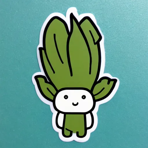 Image similar to cute mandrake sticker