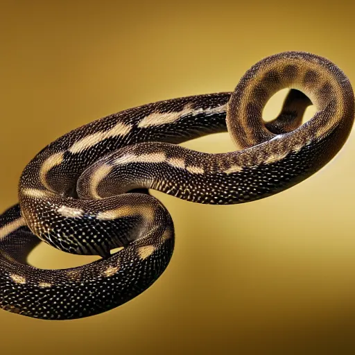 Premium AI Image  Beautiful snake ful challenging color