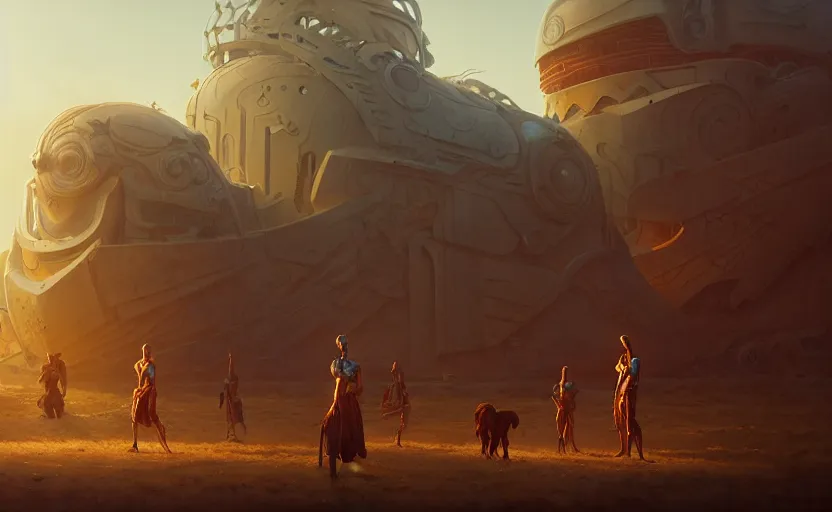 Image similar to highly detailed surreal vfx portrait of trojan war, stephen bliss, unreal engine, greg rutkowski, loish, rhads, beeple, makoto shinkai and lois van baarle, ilya kuvshinov, rossdraws, tom bagshaw, global illumination, detailed and intricate environment