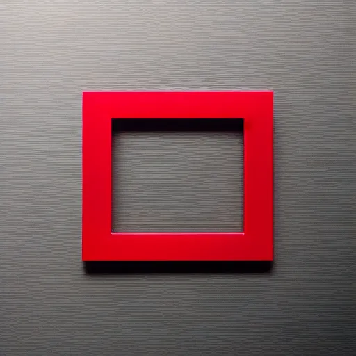 Image similar to close photograph of a cd cover with a small red rectangle on its side