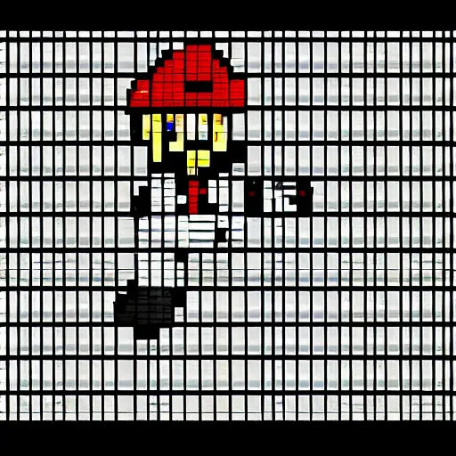 Prompt: Mario. Pixelart