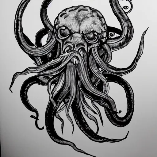 kraken drawing