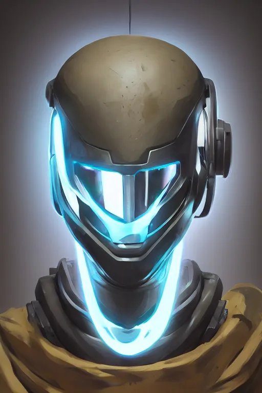 Image similar to epic mask helmet robot ninja portrait stylized as fornite style game design fanart by concept artist gervasio canda, behance hd by jesper ejsing, by rhads, makoto shinkai and lois van baarle, ilya kuvshinov, rossdraws global illumination radiating a glowing aura global illumination ray tracing hdr render in unreal engine 5