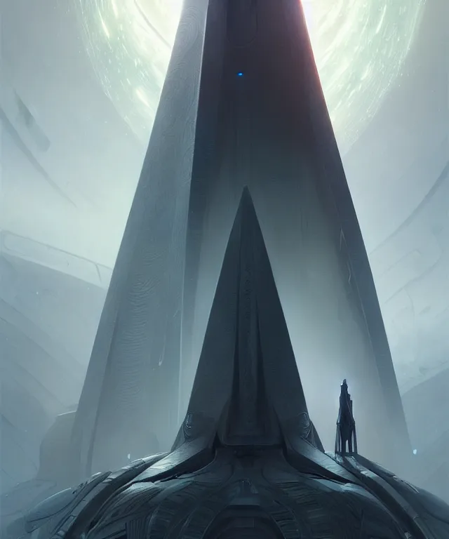 Image similar to futuristic Obelisk, sci-fi, fantasy, intricate, elegant, highly detailed, digital painting, sharp focus, illustration, art by artgerm and greg rutkowski and WLOP