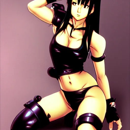 Image similar to young tifa lockheart by masamune shirow