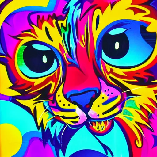 Image similar to mashup by lisa frank