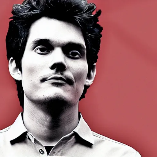 Prompt: the name john mayer in the design of the mcdonalds logo