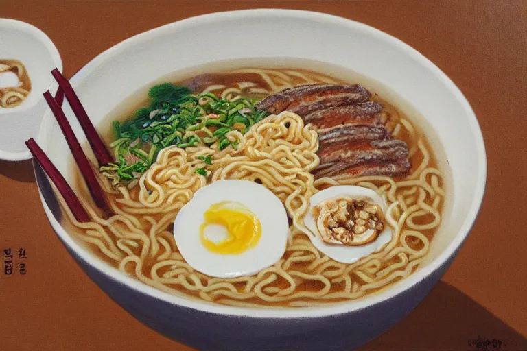 Image similar to eating ramen by uijung kim