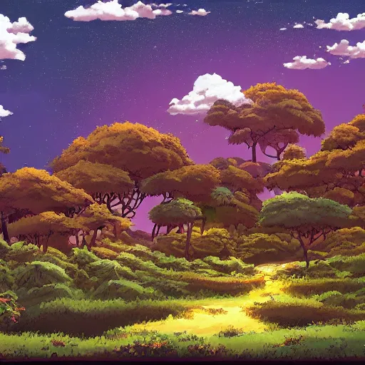 Image similar to landscape of the eternal rest, in the style of studio ghibli, award - winning, 4 k