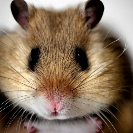 Prompt: a mugshot of a hamster. photograph. portrait.