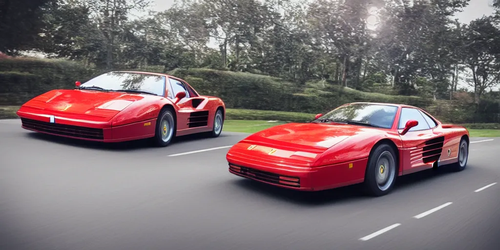 Image similar to “2022 Ferrari Testarossa”