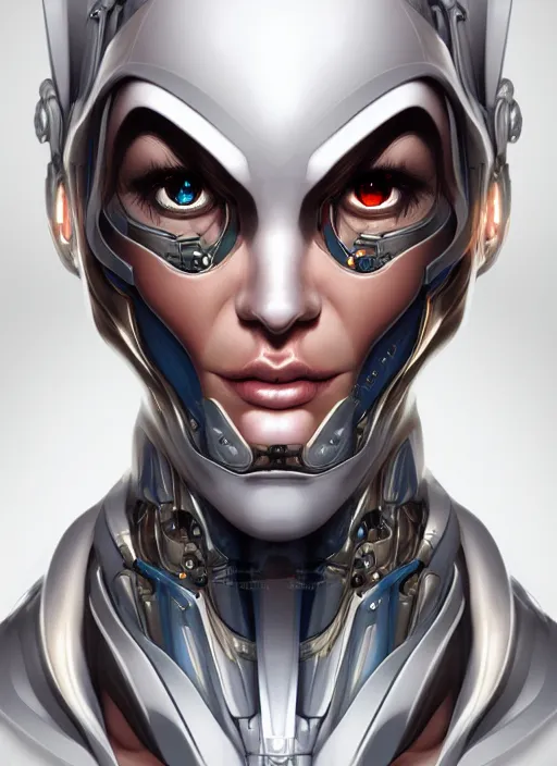 Prompt: portrait of a cyborg ((((phoenix)))) by Artgerm, biomechanical, hyper detailled, trending on artstation