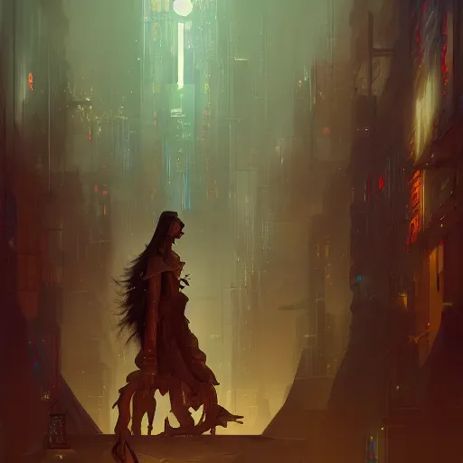 Prompt: Just living in the database as the madness of the system grows, Medieval Cyberpunk art by Peter Mohrbacher, rendered in hyperdetailed Ultra HD, trending on ArtStation, luminous,