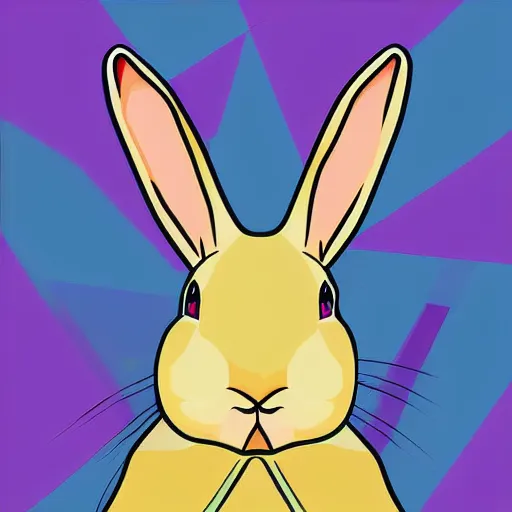 Prompt: a rabbit in a cubist style, incredible masterpiece, digital art - n 9