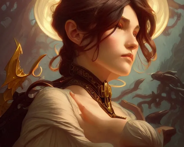 Image similar to photography of adam hughes, deep focus, d & d, fantasy, intricate, elegant, highly detailed, digital painting, artstation, concept art, matte, sharp focus, illustration, hearthstone, art by artgerm and greg rutkowski and alphonse mucha