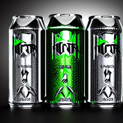 Image similar to new design aluminum can monster energy, orna 8k, elegant, ornate, octane render, cinematic light, harmony, ultra quality