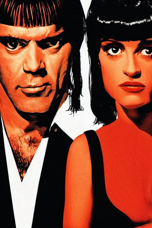 Prompt: pulp fiction by pedro almodovar