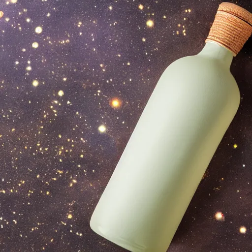Image similar to a bottle that contains the universe