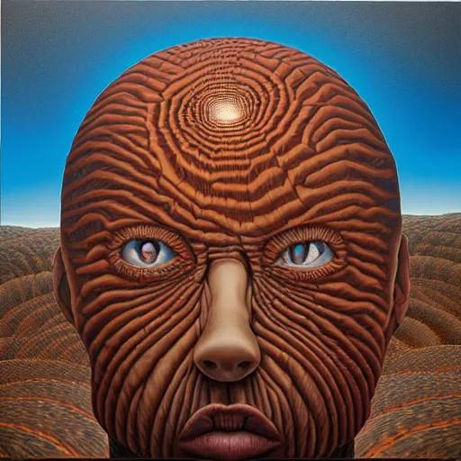 Image similar to in a dream, are all the characters really you? by jeffrey smith, oil on canvas