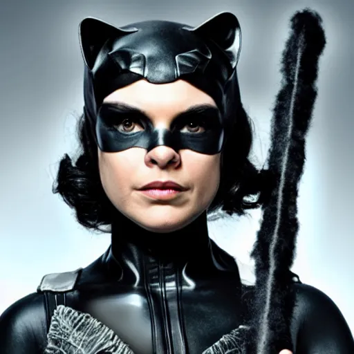 Image similar to alexandra d'addario as catwoman