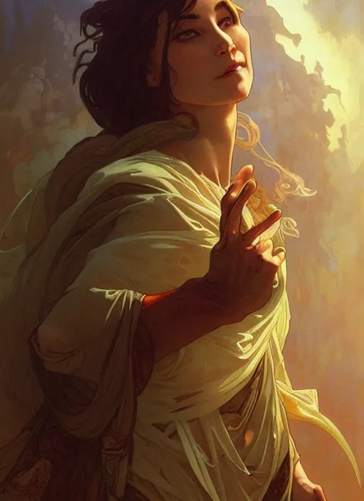 Image similar to a mad god is tearing up the world, medieval, highly detailed, digital painting, artstation, concept art, smooth, sharp focus, illustration, art by artgerm and greg rutkowski, reimagined by alphonse mucha