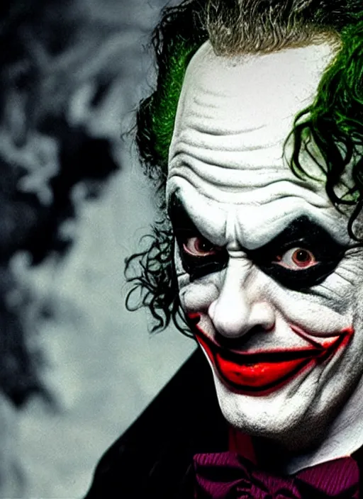 Image similar to Tim Curry as the Joker