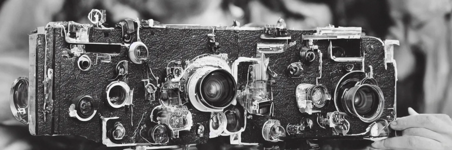 Prompt: a photo taken by someone who doesn\'t know how to use a camera:: the most complex kodak camera ever made