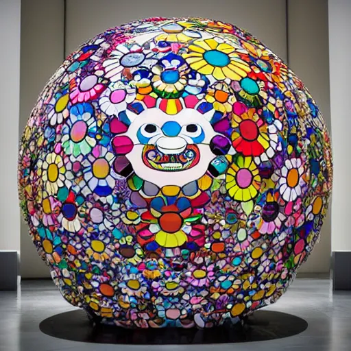 Prompt: evolution, hyperrealistic, hyperdetailed, takashi murakami sculpture