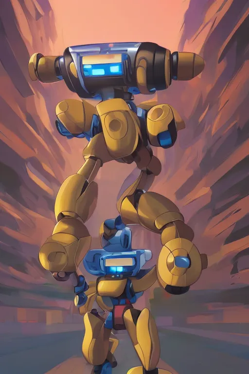 Image similar to metabots medabots medarotto medarot robot minimalist comics, behance hd by jesper ejsing, by rhads, makoto shinkai and lois van baarle, ilya kuvshinov, rossdraws global illumination ray tracing hdr radiating a glowing aura