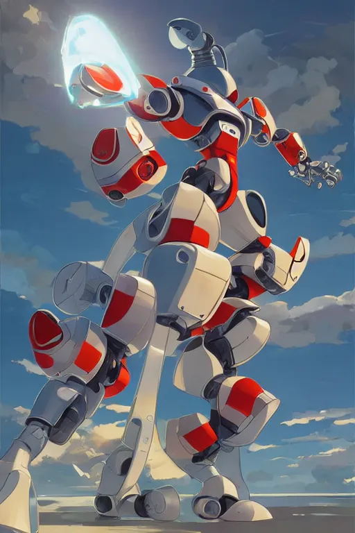 Image similar to metabots medabots medarotto medarot robot minimalist comics sharpen earth defense force tank, behance hd by jesper ejsing, by rhads, makoto shinkai and lois van baarle, ilya kuvshinov, rossdraws global illumination radiating a glowing aura ray tracing hdr