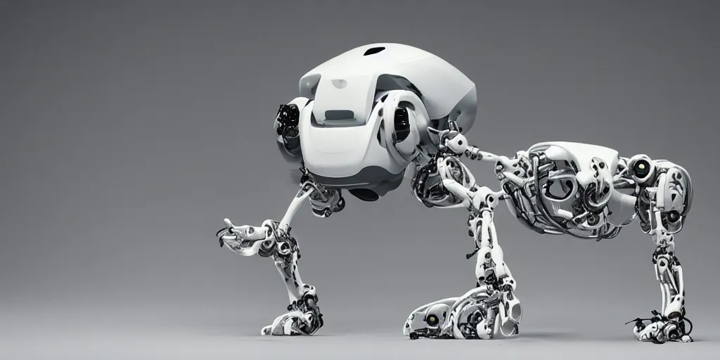 Image similar to photo of cybermorphic robotic animal