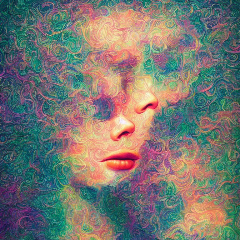 Prompt: a beautiful picture of the soul of an artifical intelligence, stunning, vibrant, intricately detailed, surreal, hyperrealistic, trending on artstation, magritte, visual art, 8 k resolution