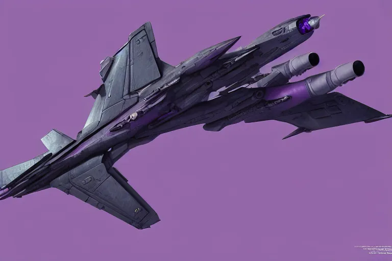 Image similar to alien military fighter jet, purple, futuristic, apocalyptic, by jon aaron kambeitz, katsuhiro otomo, heng z, concept art, insanely detailed, raytracing, octane, unreal engine, trending on artstation