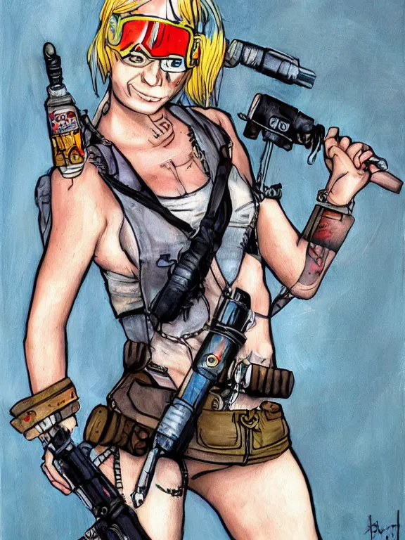 Image similar to Tank girl by Ashely Wood