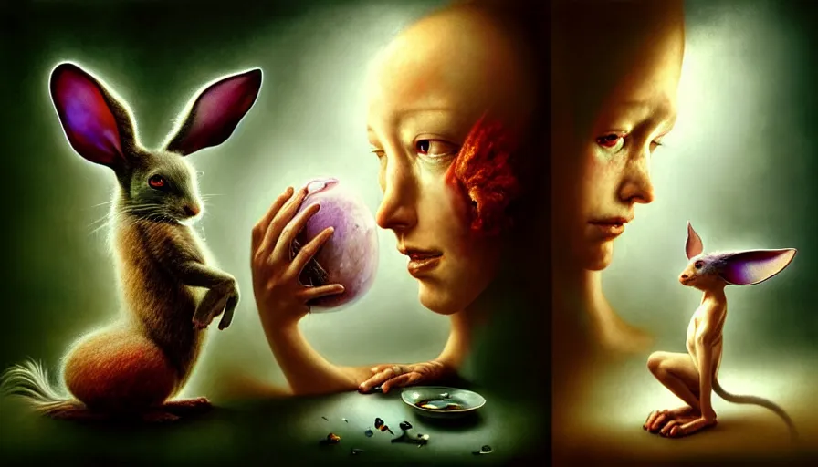 Image similar to the two complementary forces that make up all aspects and phenomena of life, by ryohei hase