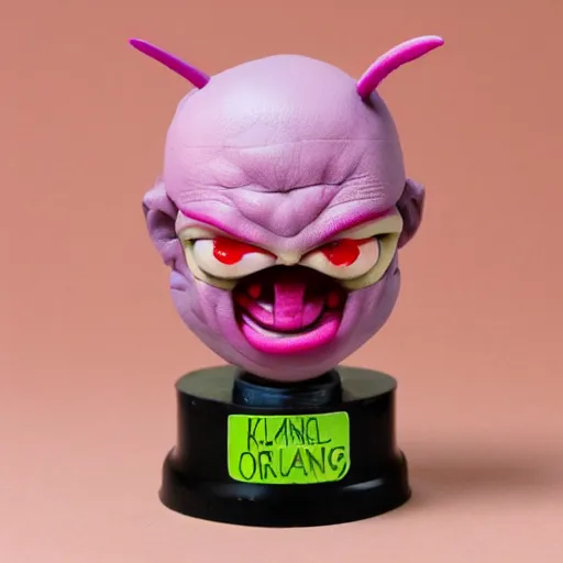 Image similar to krang melting trolls doll