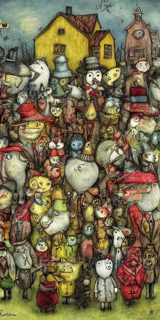 Image similar to a thanksgiving parade by alexander jansson