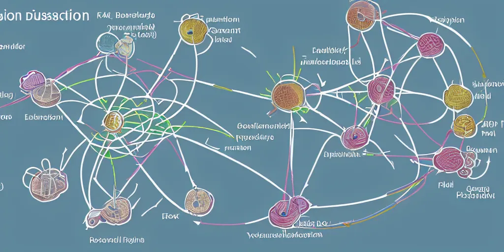 Prompt: diffusion network diagram