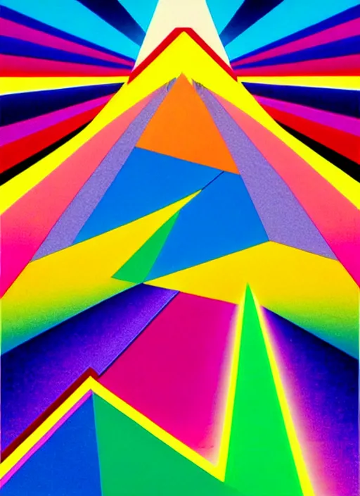 Image similar to prism by shusei nagaoka, kaws, david rudnick, airbrush on canvas, pastell colours, cell shaded, 8 k